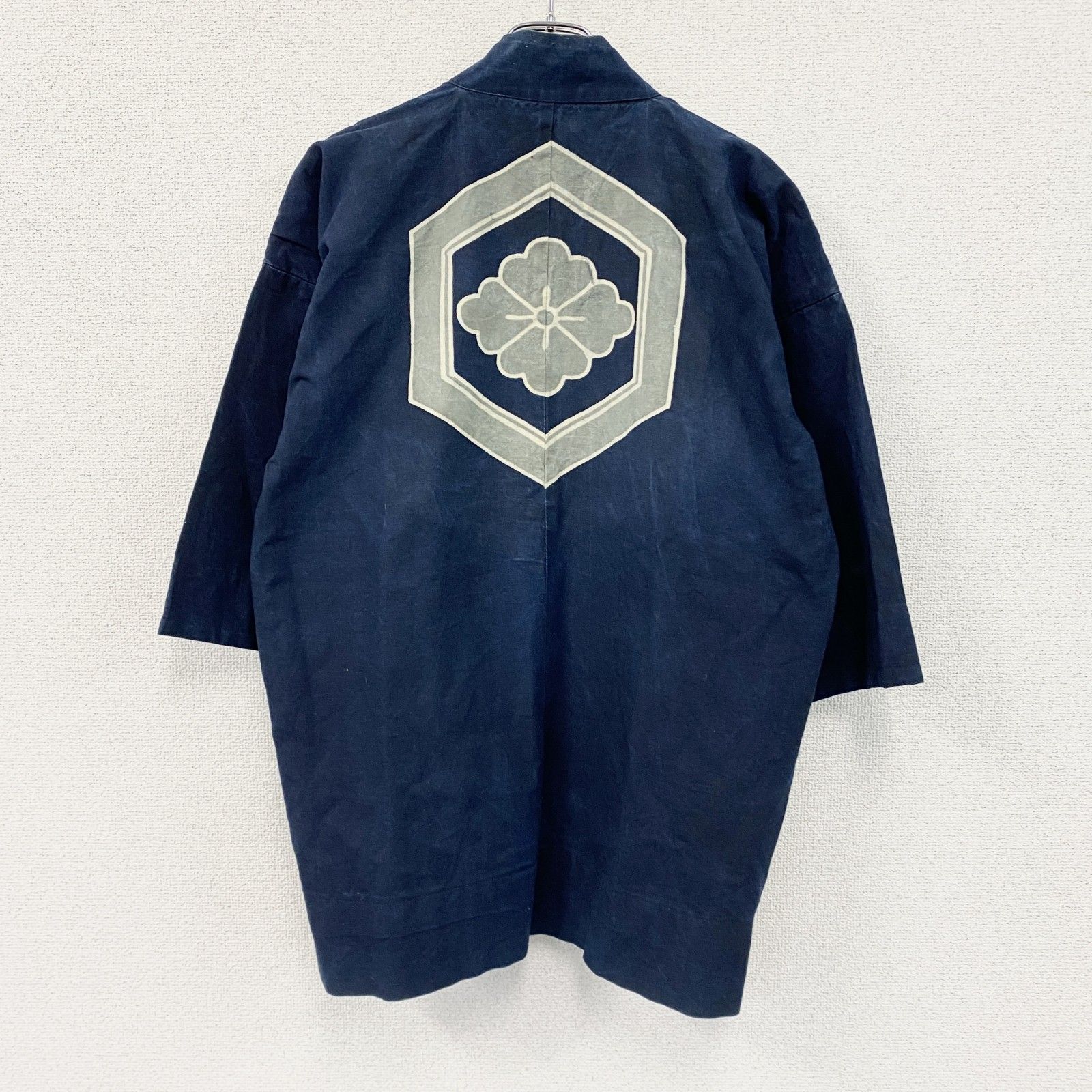 印半纏 法被 藍染め 紺 ネイビー 古着 - メルカリ