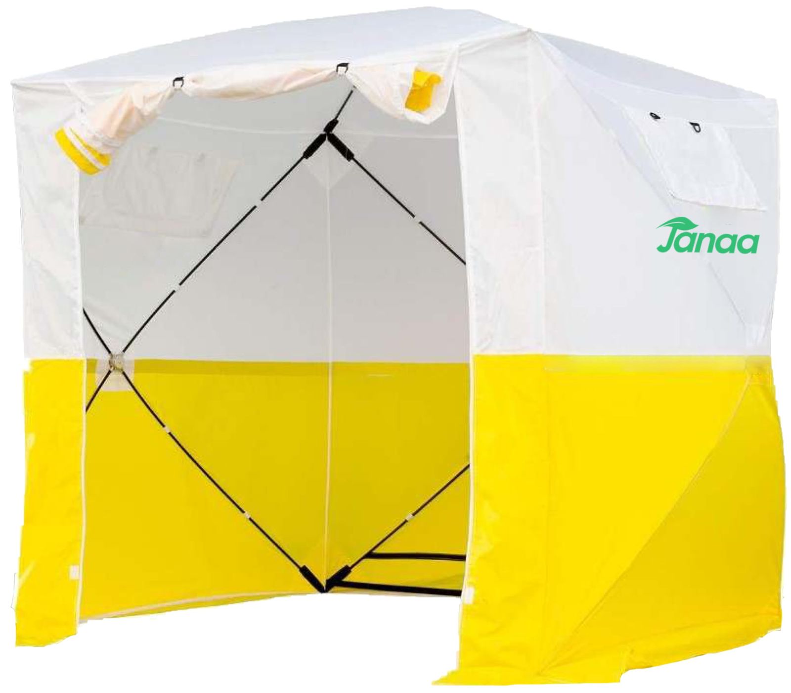 JAX3 | プロフェッショナル作業用テント | UV50+ | 190×190×215cm | 簡単設置・工具不要 | ポップアップ | 防水 | 光ファイバー・重作業向け商業用ポップアップテント
