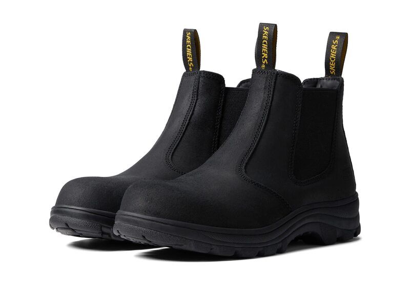 スケッチャーズ レディース シューズ ブーツ・レインブーツ SKECHERS Work Workshire Composite Toe Black ブラック