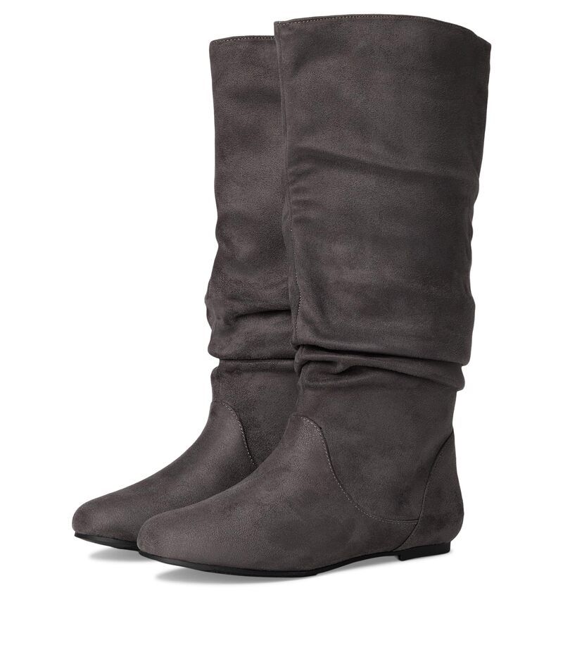 ジュルネ コレクション レディース シューズ ブーツ・レインブーツ Journee Collection Jayne GreySuede グレー