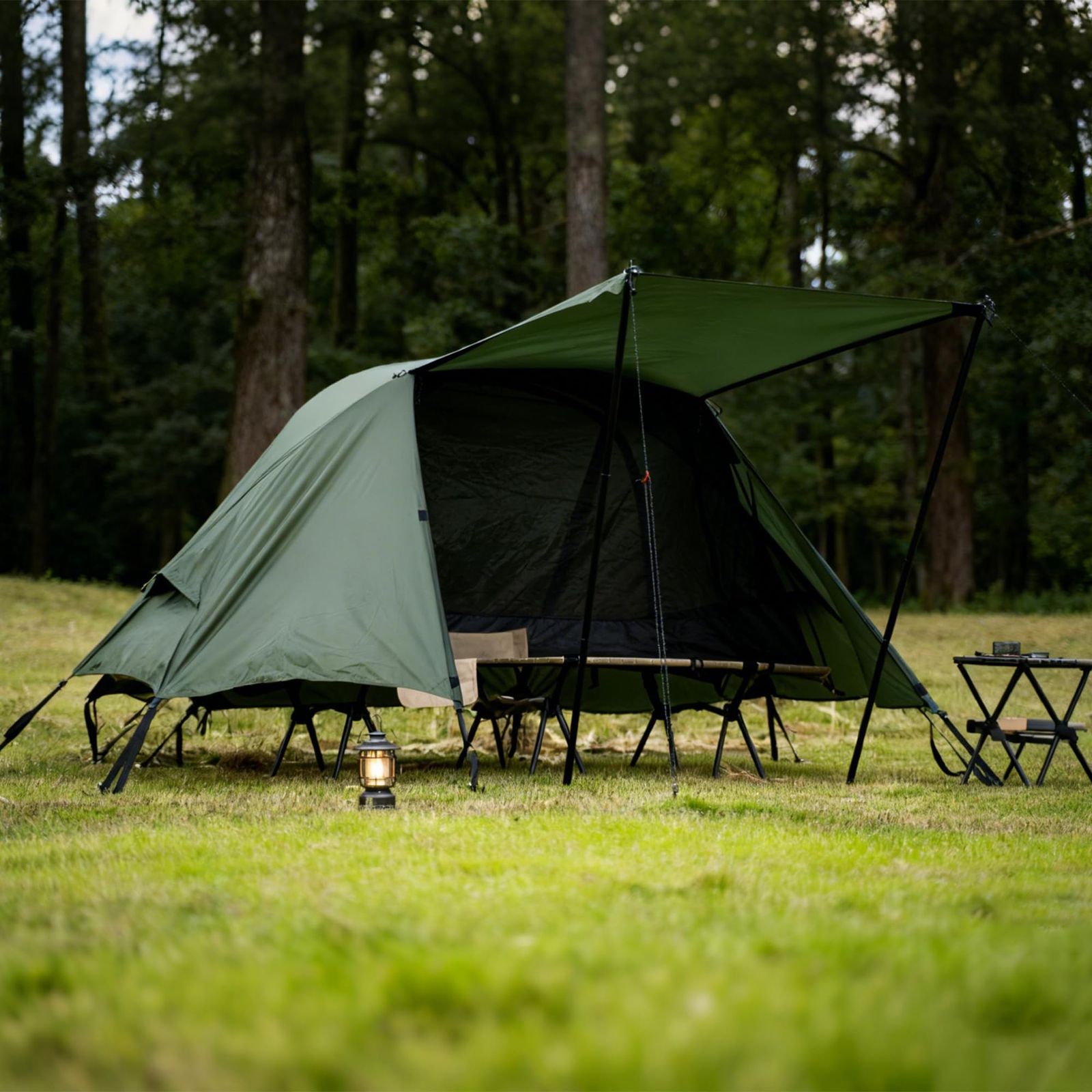 Shelta Pod×TENPLAY」 コットテント 3WAY 高床式 ソロテント 1人用70D