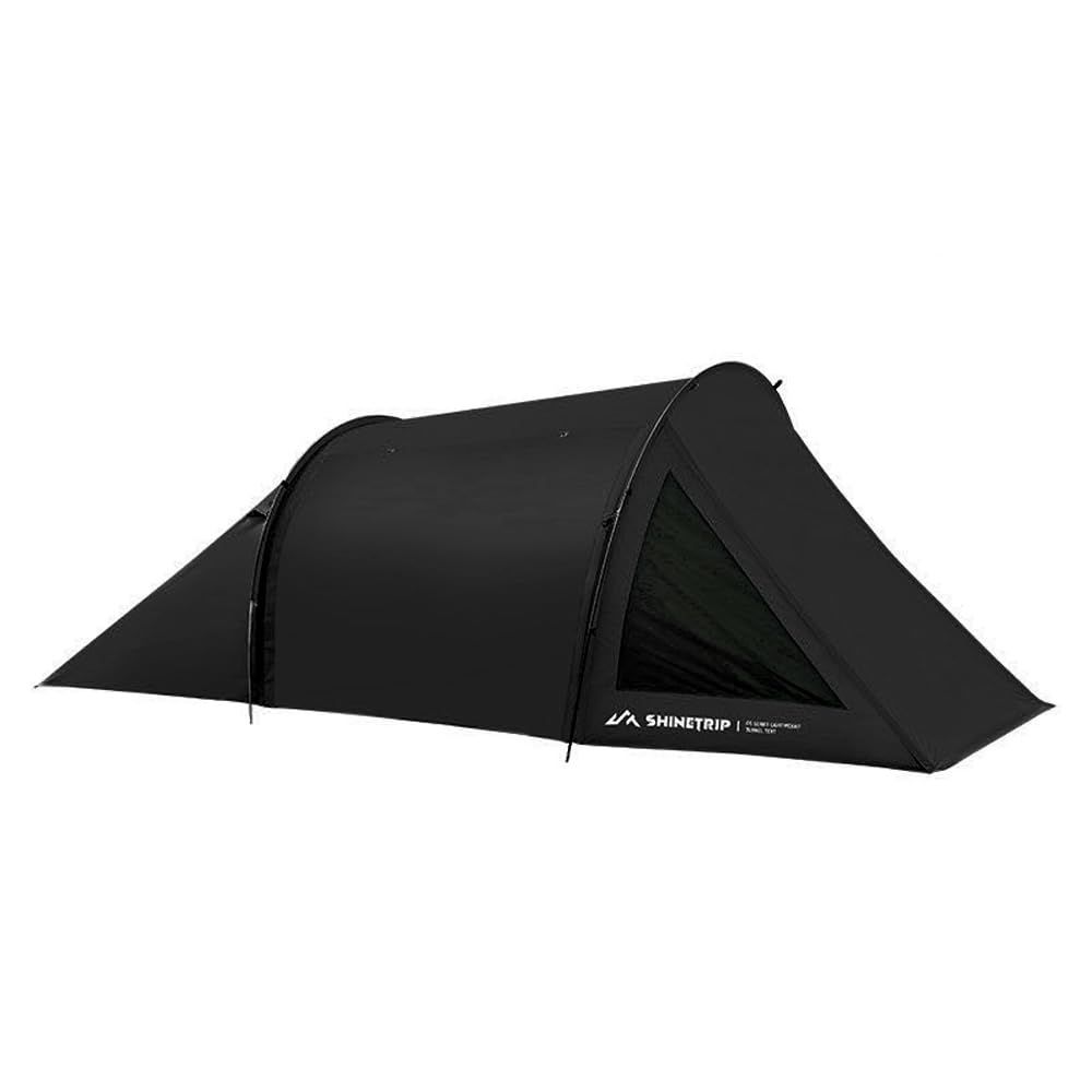 Daconovo バイクキャンプ用トンネルテント 2ルームテント キャンプ用 防水・UVカット 150Dオックスフォード布製 取り外し可能なインナーテント