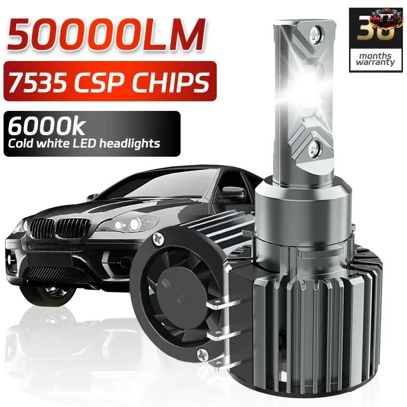 D1S D3S LED カーヘッドライトバルブ AKH15 ターボライト 6000K 300W ランプ プラグプレイ HID