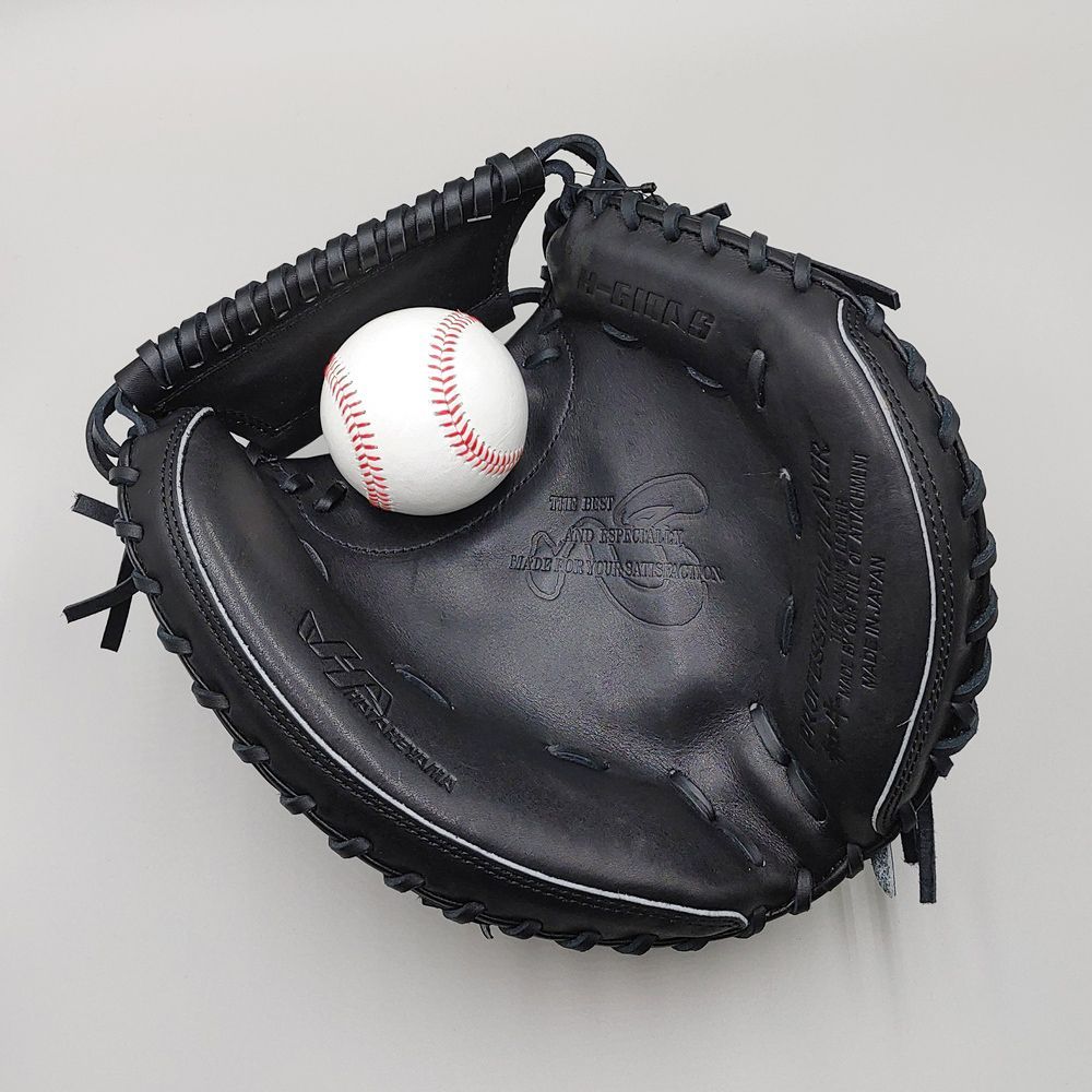 新品 (高校野球対応)】 ハタケヤマ 硬式用 キャッチャーミット 無料