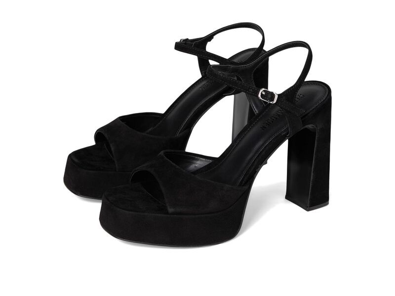 スティーブ マデン レディース シューズ ブーツ・レインブーツ Steve Madden Liandra Black Suede ブラック
