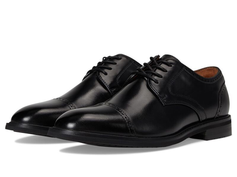ステイシーアダムス メンズ シューズ オックスフォード キャップ レース Stacy Adams Bailey Cap Toe LaceUp Black ブラック