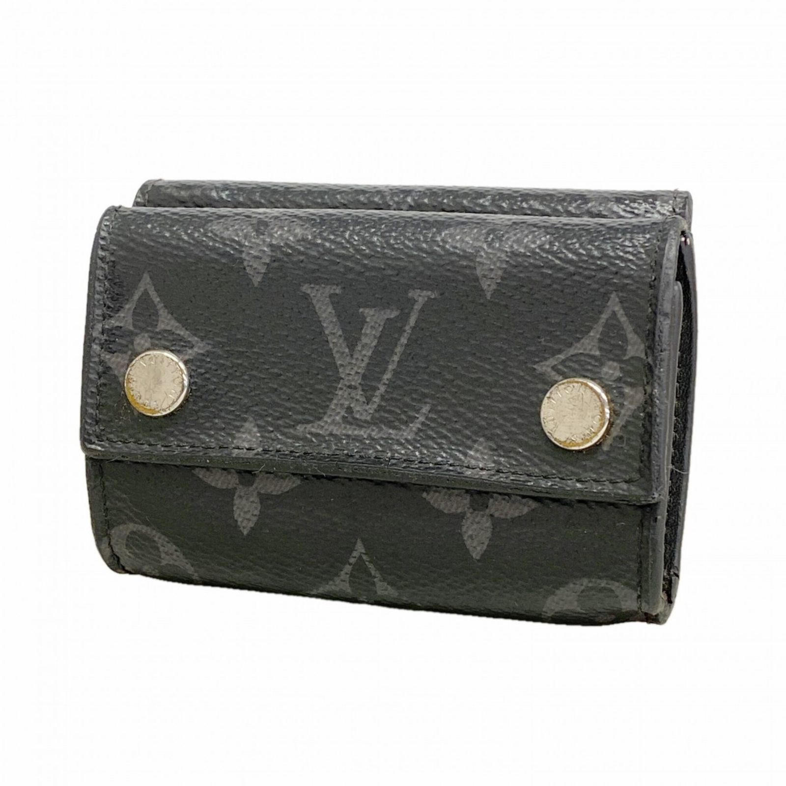 ルイ・ヴィトン(Louis Vuitton) ルイ・ヴィトン 三つ折り財布 モノグラム・エクリプス ディスカバリーコンパクトウォレット M67630 ブラックメンズ