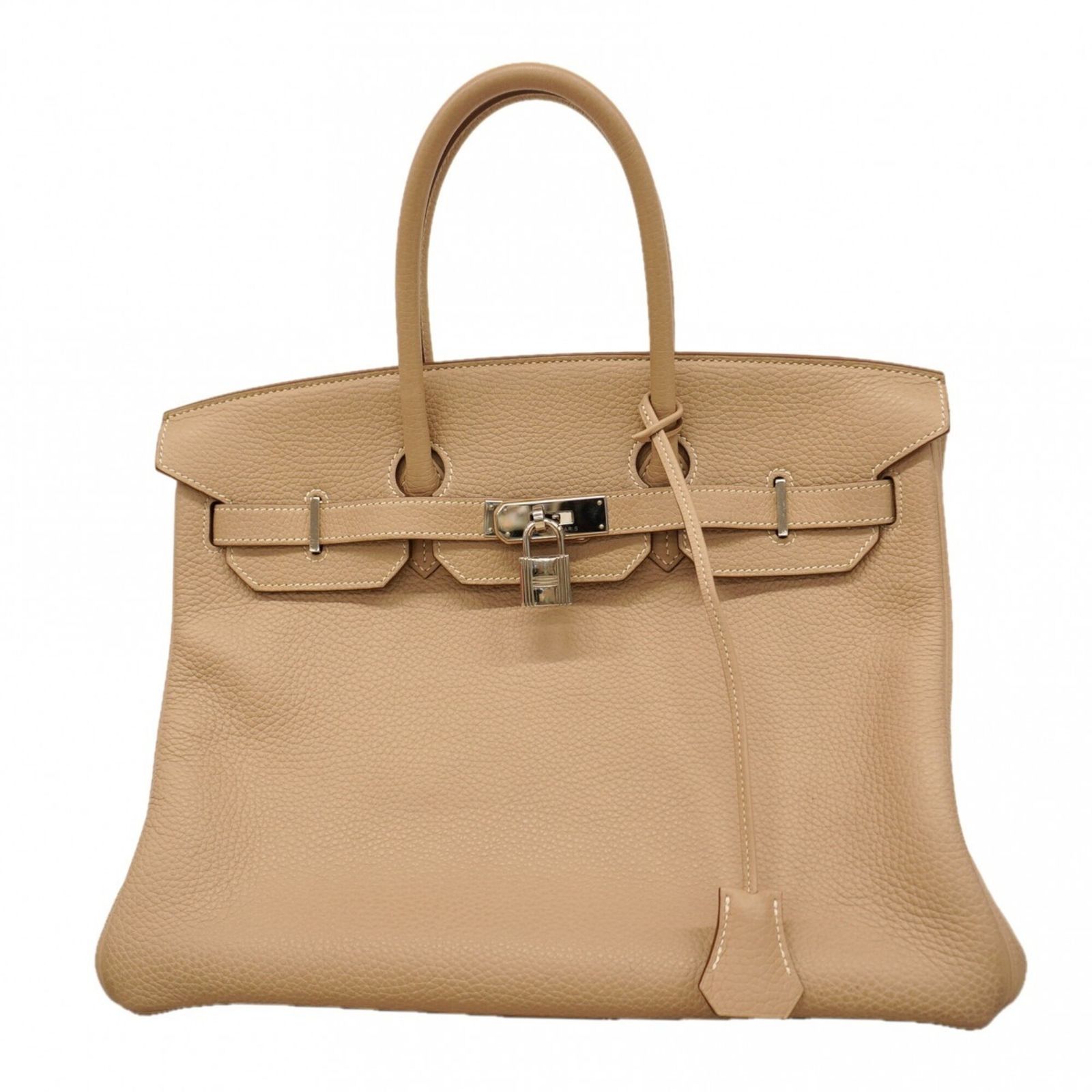 エルメス(Hermes) エルメス ハンドバッグ バーキン35 トゴ タバックキャメル □P刻印レディース