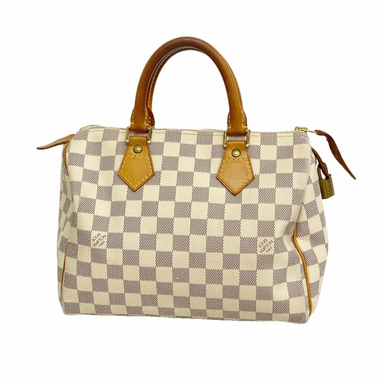 ルイ・ヴィトン(Louis Vuitton) ルイ・ヴィトン ハンドバッグ ダミエ・アズール スピーディ25 N41371 ホワイトレディース