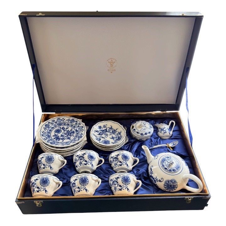 ★BOHEMIA Blue Onion ボヘミア ブルー オニオン ティーセット 11,880円