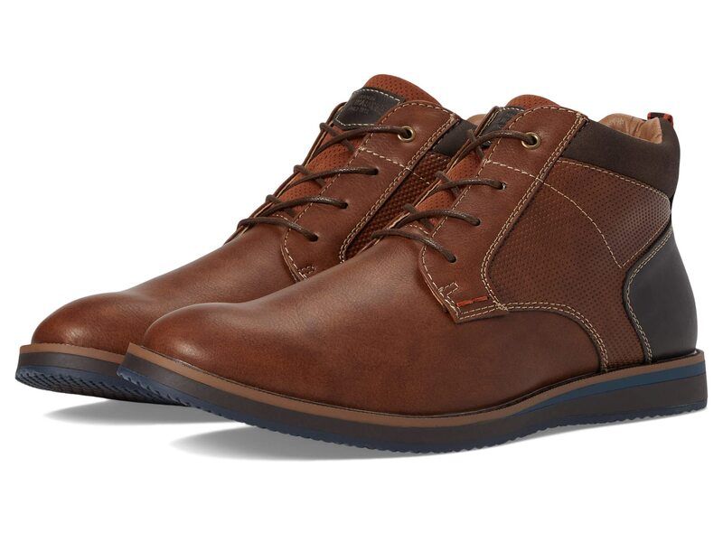 ノンブッシュ メンズ シューズ ブーツ・レインブーツ Nunn Bush Circuit DC Plain Toe Chukka Cognac