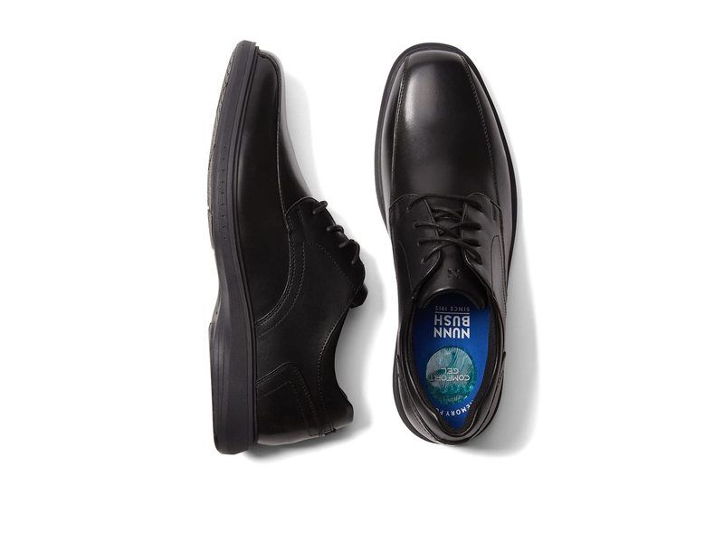 ノンブッシュ メンズ シューズ オックスフォード Nunn Bush Kore Pro Bicycle Toe Oxford Black ブラック