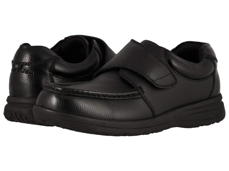 ノンブッシュ メンズ シューズ スリッポン・ローファー Nunn Bush Cam Velcro Black ブラック