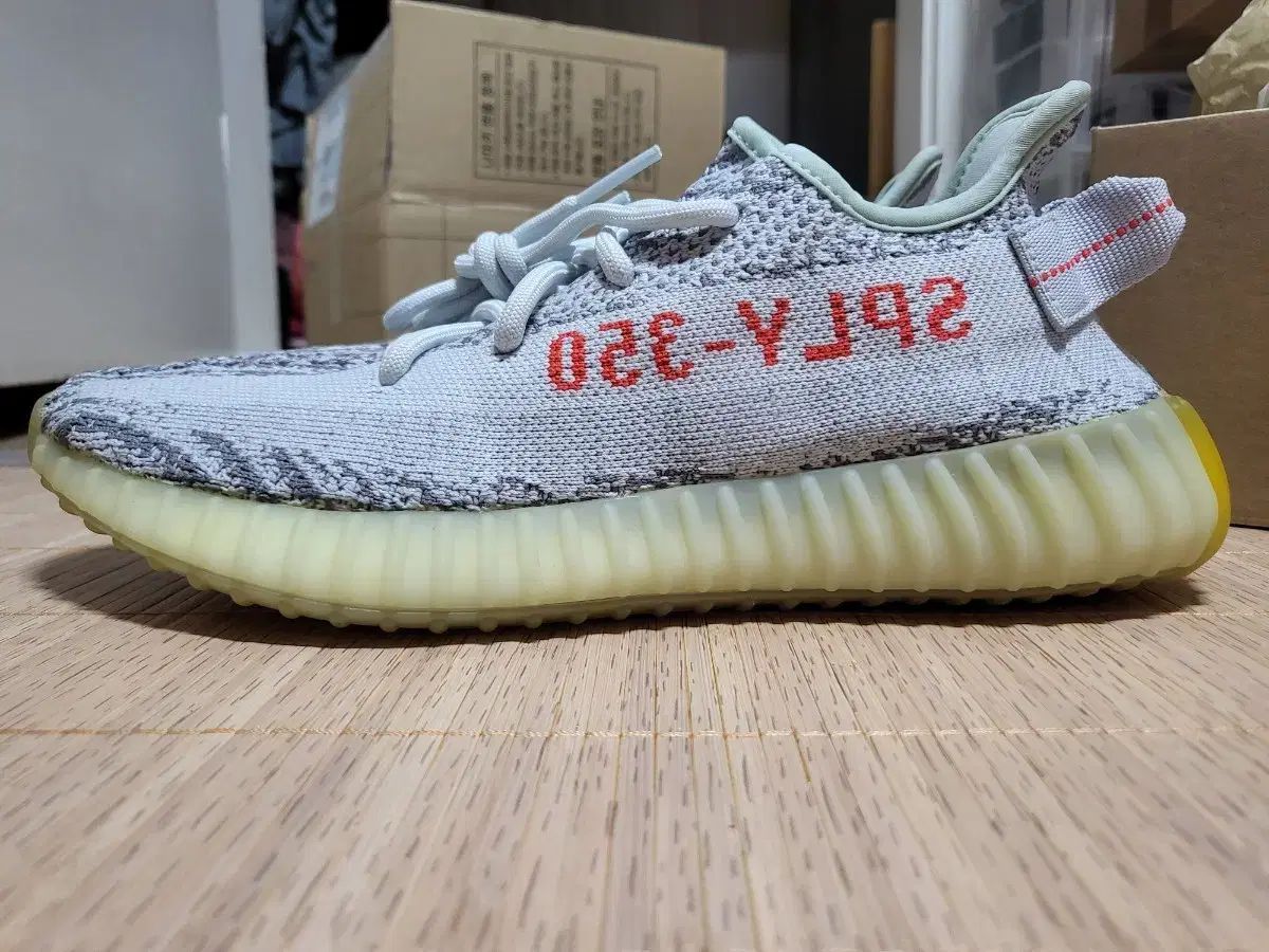 adidas アディダス イージーブースト350v2 ブルーティント 2017 260サイズ