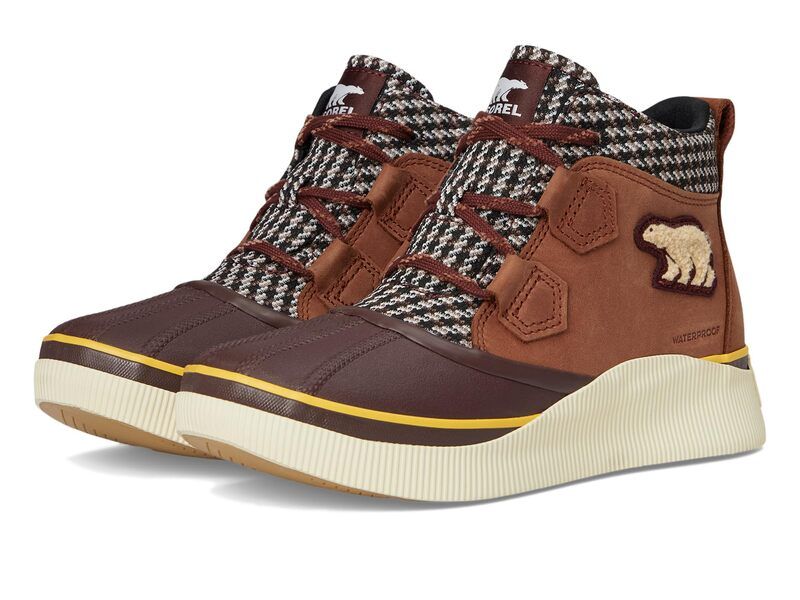 ソレル レディース シューズ ブーツ・レインブーツ SOREL Out N About IV Classic Waterproof Rustic BrownRedwood ブラウン