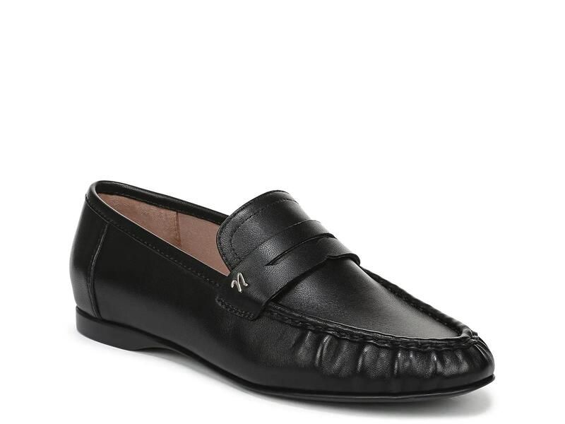 ナチュライザー レディース シューズ スリッポン・ローファー NaturalizerBloom Loafer Black Leather ブラック