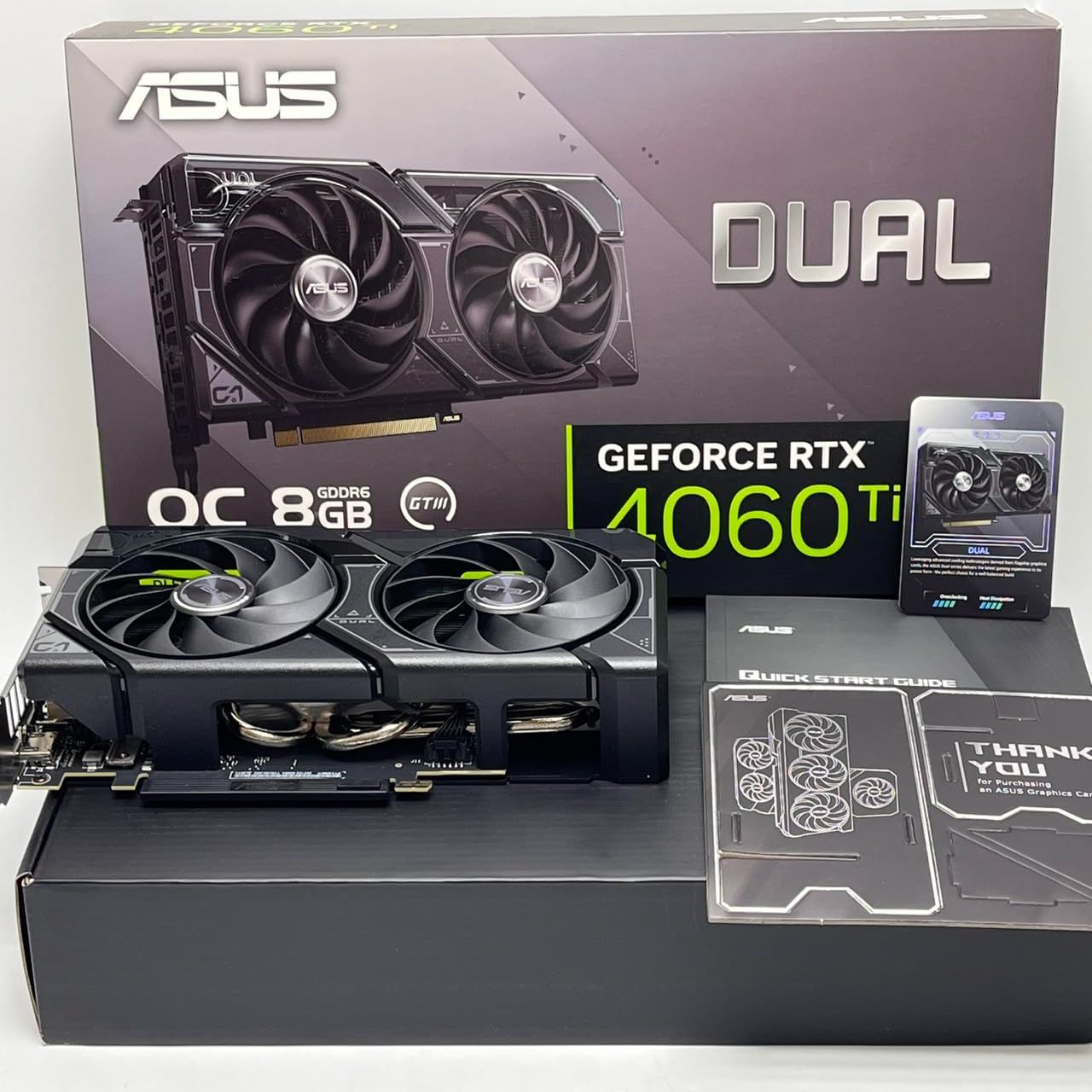 ASUS Dual GeForce RTX 4060 Ti EVO OC Edition 8GB GDDR6 DUAL-RTX4060TI-O8G-EVO　No3091