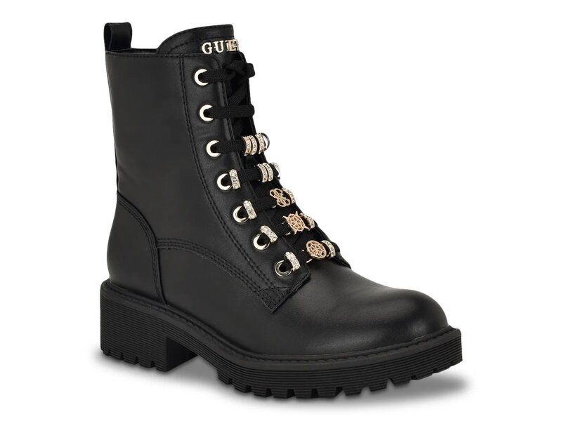 ゲス レディース シューズ ブーツ・レインブーツ Guess Sionaa Bootie Black ブラック