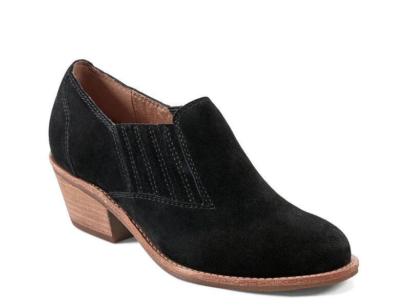 アース レディース シューズ ブーツ・レインブーツ Earth Jalin Bootie Black Suede ブラック