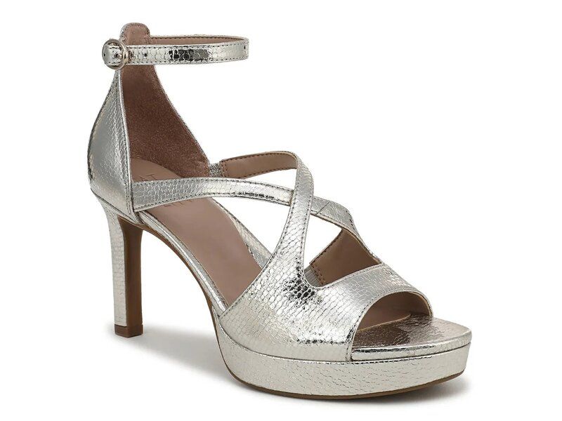 ナチュライザー レディース シューズ サンダル プラットフォーム Naturalizer Alicia Platform Sandal Silver シルバー