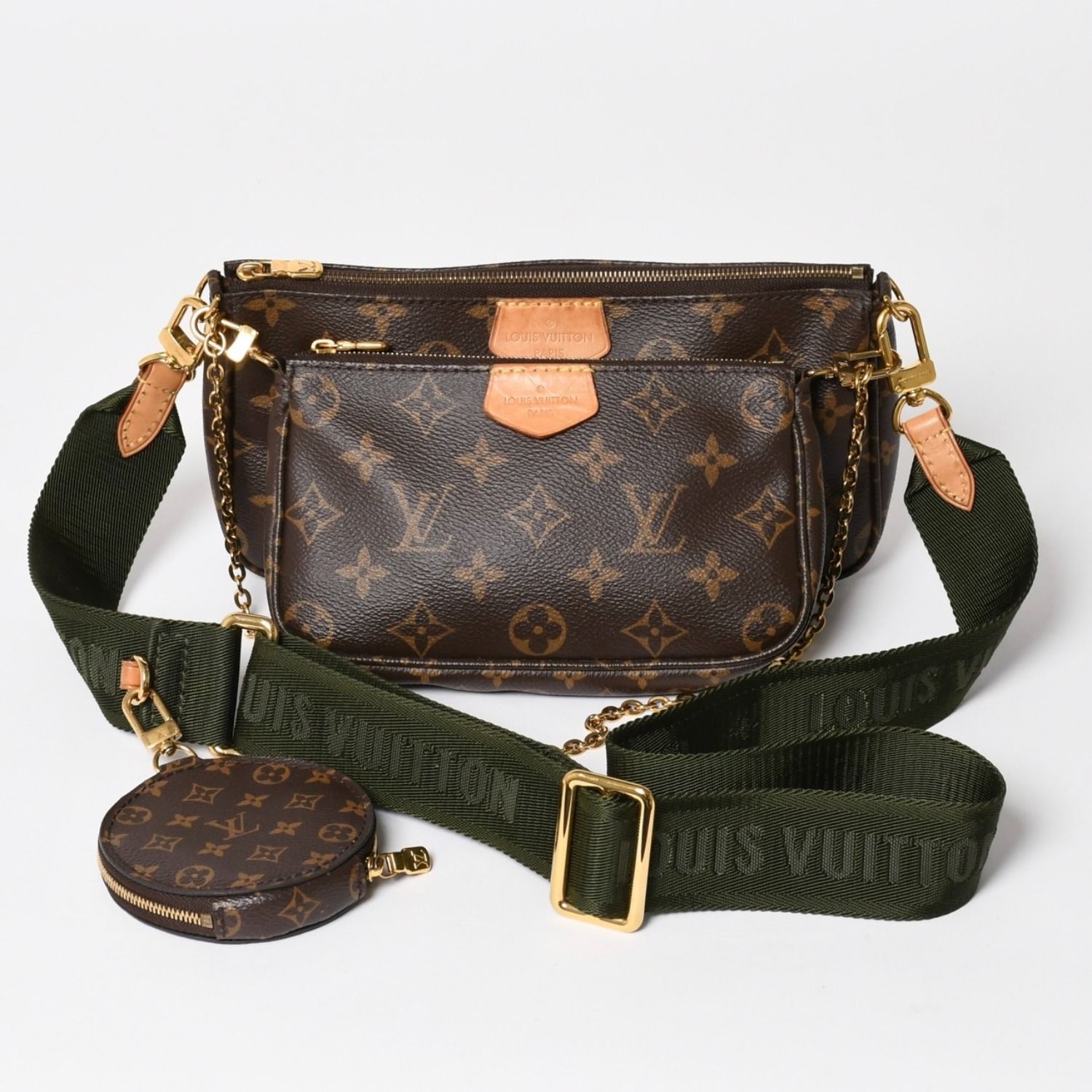 極美品 LOUIS VUITTON ルイヴィトン モノグラム ミュルティポシェット