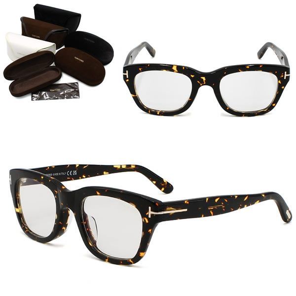 トムフォード サングラス TOM FORD FT0237-F/S 052 51 TF0237 SNOWDON スノードン ハバナ クリア ライトイエロー アジアンフィット メンズ レディース ユニセックス