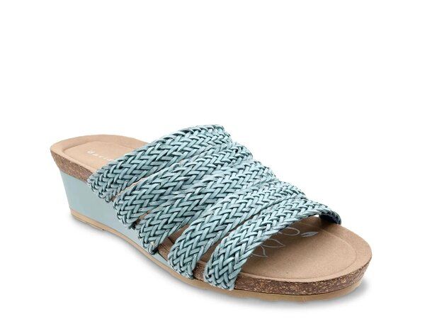 ダイビッドテイト レディース シューズ サンダル David Tate Fabiana Wedge Sandal Navy ネイビー