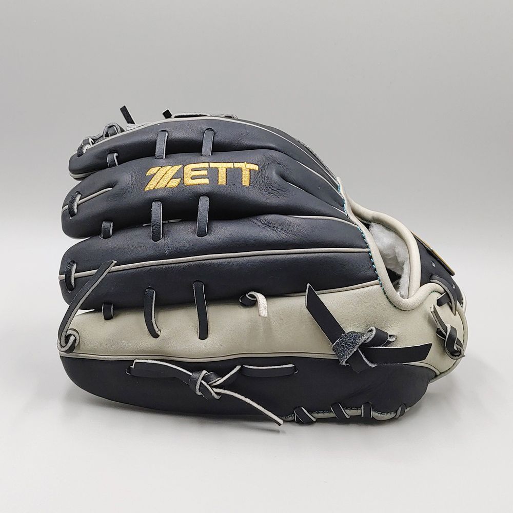 クリーニング済み 】 ゼット 軟式グローブ / 内野手用 型付け済み
