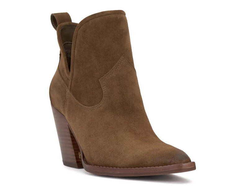 ヴィンスカムート レディース シューズ ブーツ・レインブーツ Vince Camuto Phaidra Bootie Womens Dark Brown ブラウン
