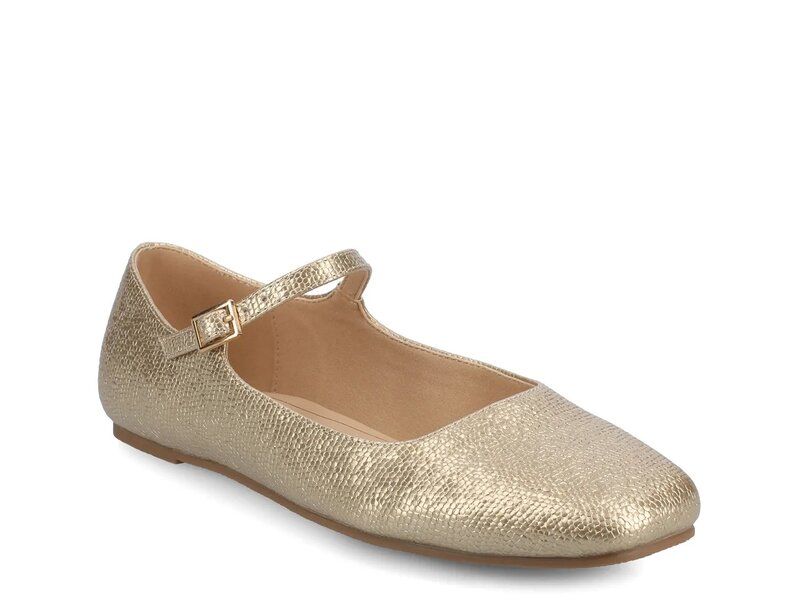 ジャーニー レディース シューズ パンプス Journee Carrie Mary Jane Flat Champagne シャンパン