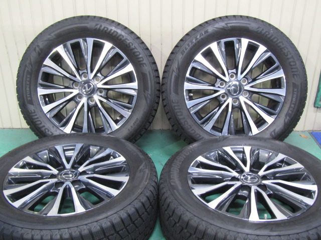 【ガリキズ無しの冬セット】レクサス　300系　LX600純正　265/55R20