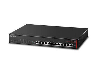 【中古美品】BUFFALO BS-MP2012　スイッチングハブ　ネットワーク機器　ネットワークスイッチ　マルチギガビット　高速通信　送料無料
