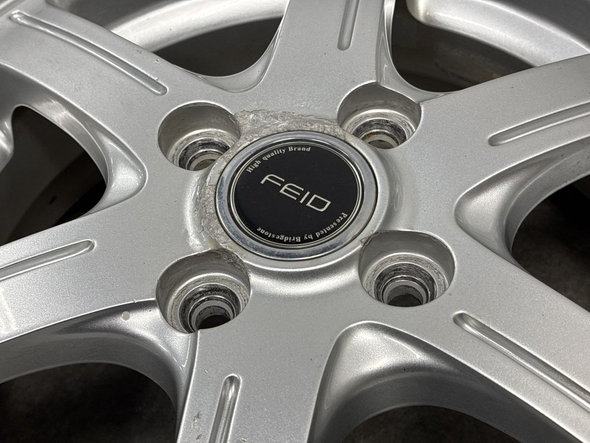 バリ溝 2024年製】FEID 14in 4.5J +46 PCD100 ヨコハマ アイスガード6