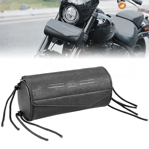 KEMIMOTO バイク ツールバッグ 汎用 フロントバッグ 工具入れ 小物入れ サイドバッグ バイクバッグ ハーレー レブル250/500/1100 アメリカンバイクts