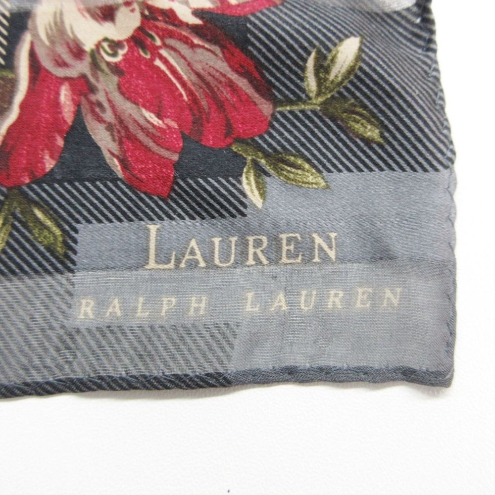 【美品希少】ラルフローレン　RALPH LAUREN スカーフ シルク100% 新品同様 RALPH LAUREN ラルフローレン スカーフ シルク100％ ミニ