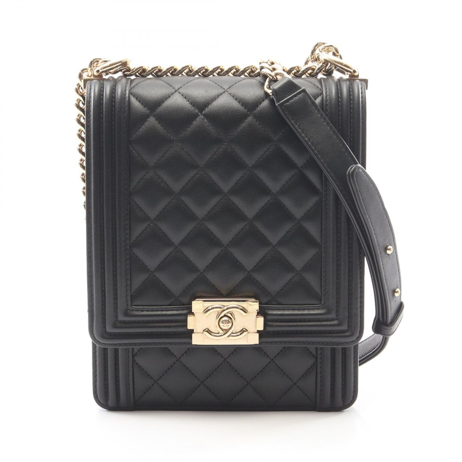 CHANEL シャネル ボーイシャネル マトラッセ ショルダーバッグ