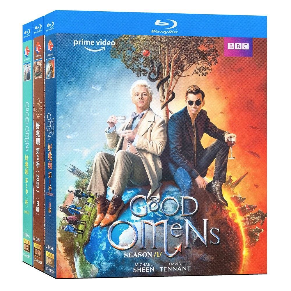 日本語字幕・日本語吹替付き『グッド・オーメンズ』シーズン1、2、3 Blu-ray 全話収録 海外仕様