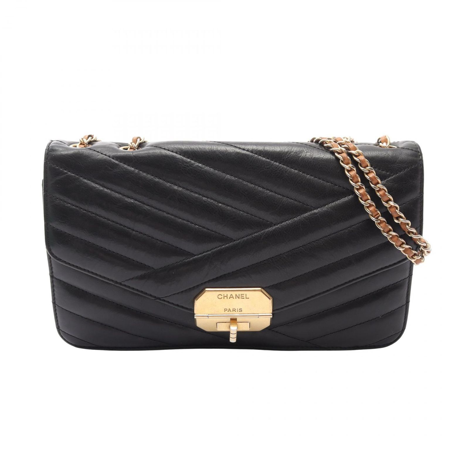 CHANEL シャネル バイアスステッチ ショルダーバッグ