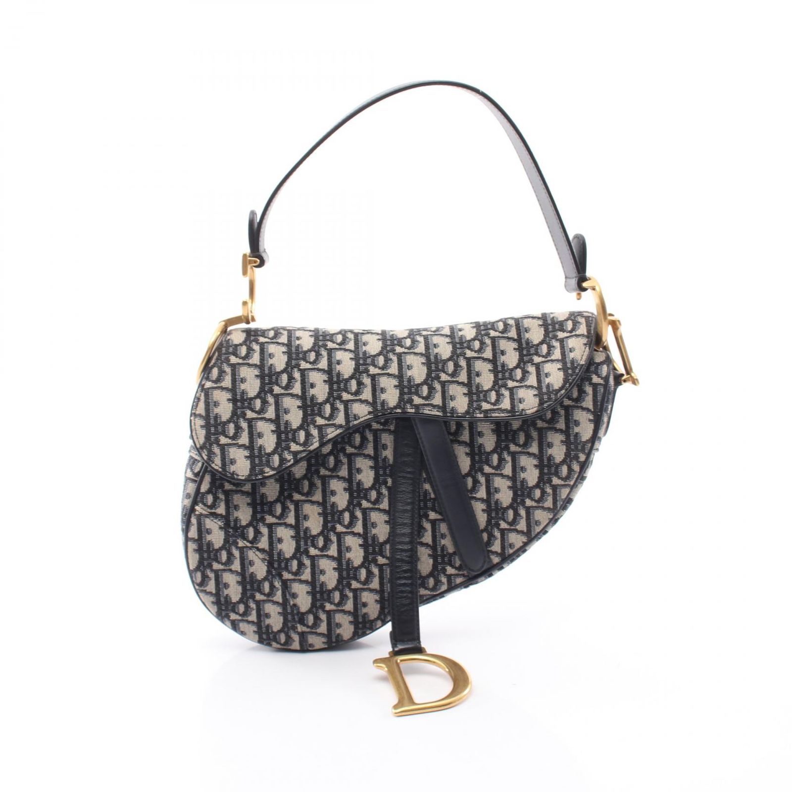 Dior ディオール サドルバッグ オブリークジャカード ハンドバッグ