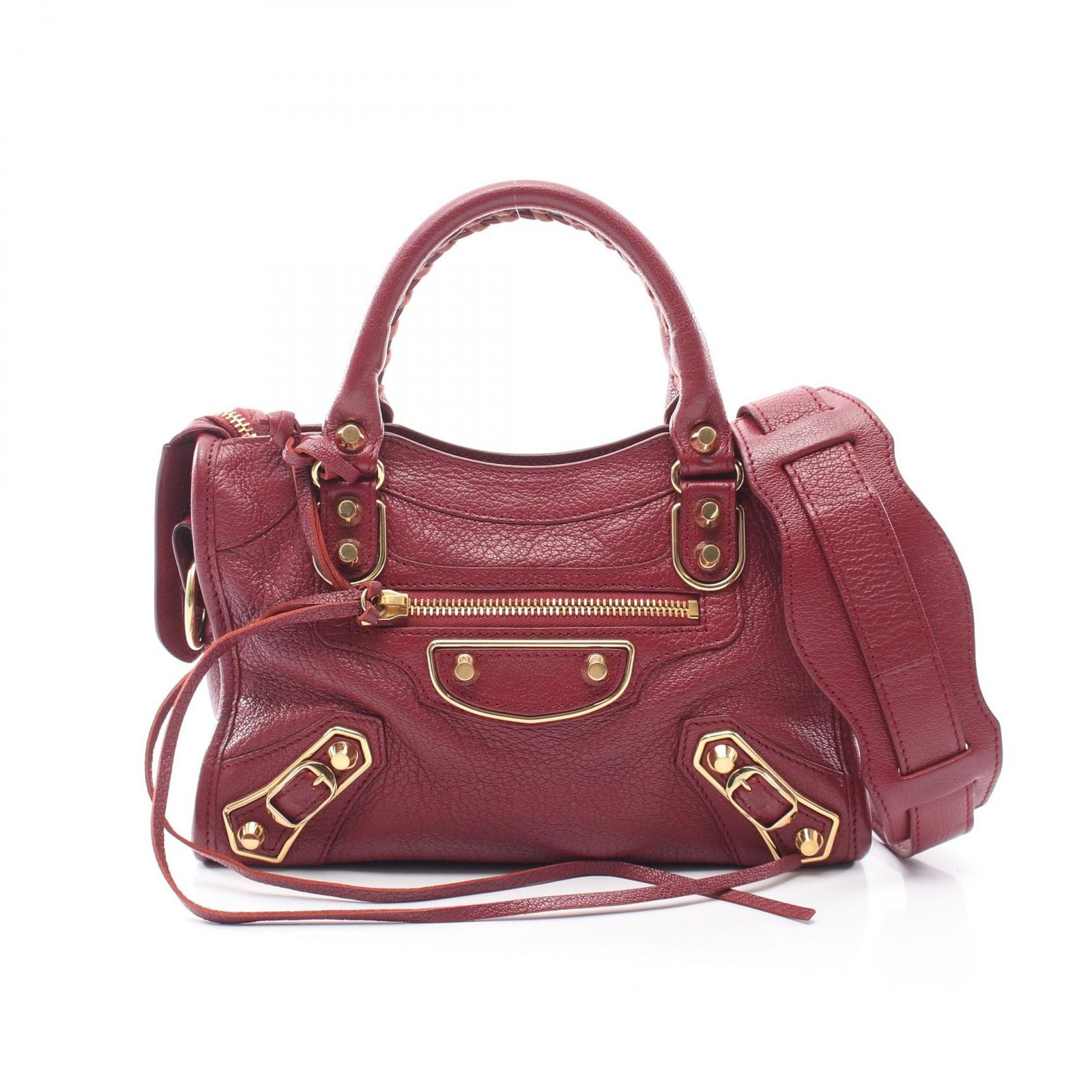 BALENCIAGA バレンシアガ クラシック メタリック エッジ ミニ シティ 2WAY ハンドバッグ