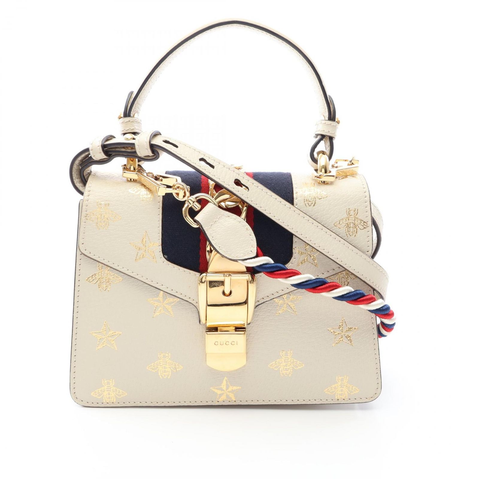 GUCCI グッチ シルヴィ ビー スター シェリーライン 2WAY ハンドバッグ