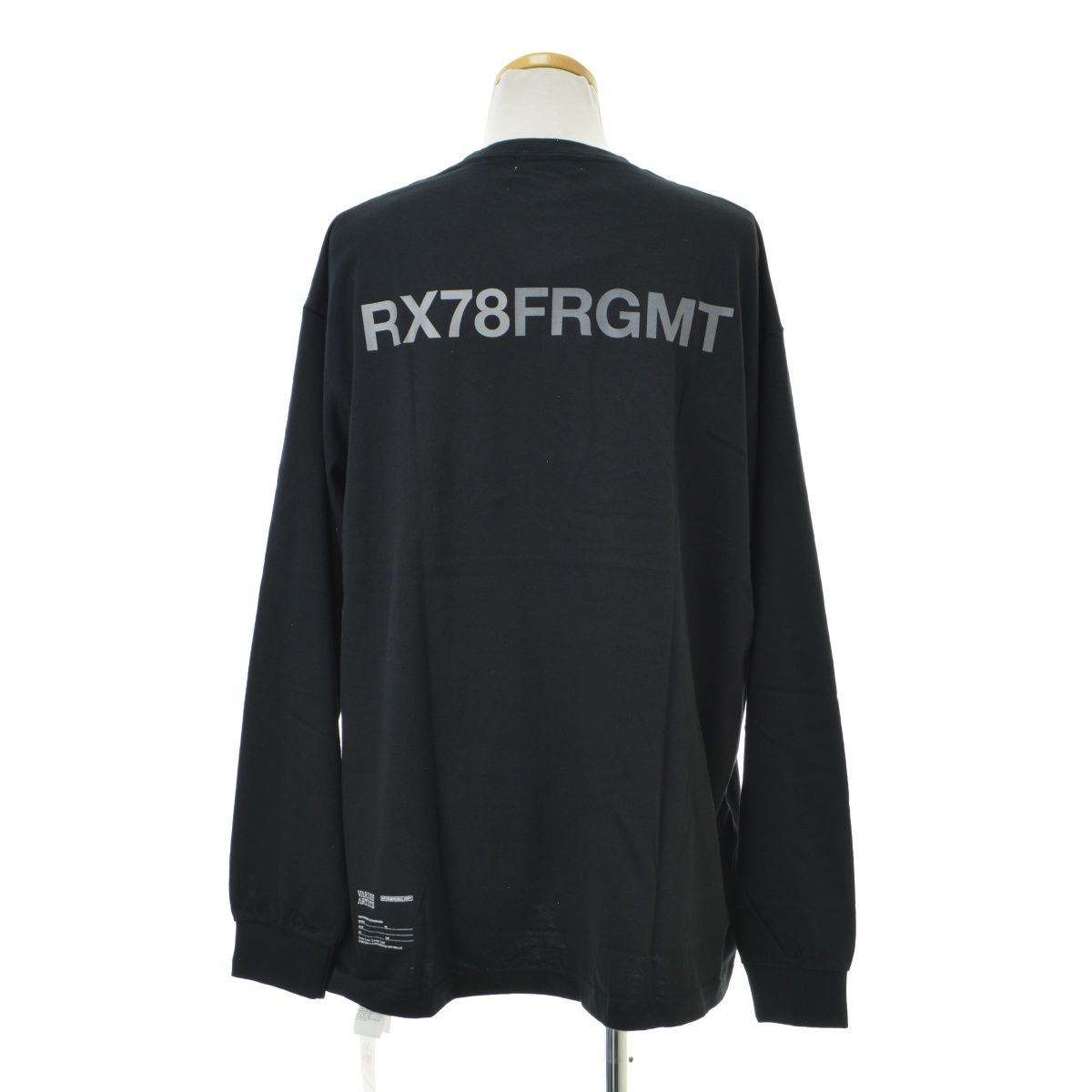 【V.A./VA×fragmentdesign×機動戦士ガンダム】VBM-15190 GUNDAM45FRGMT GUNDAM RX78FRGMT L/S Tee 02長袖Tシャツ