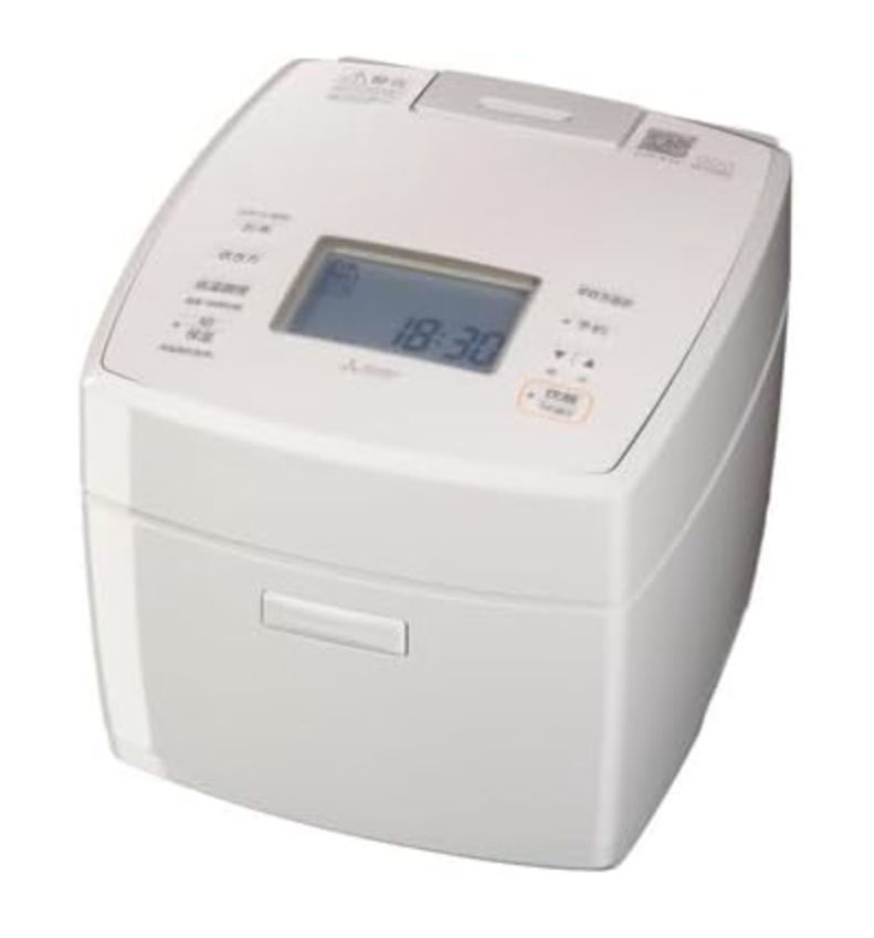 新品未使用 三菱電機 MITSUBISHI IHジャー炊飯器 5.5合炊き 白亜麻 NJ 