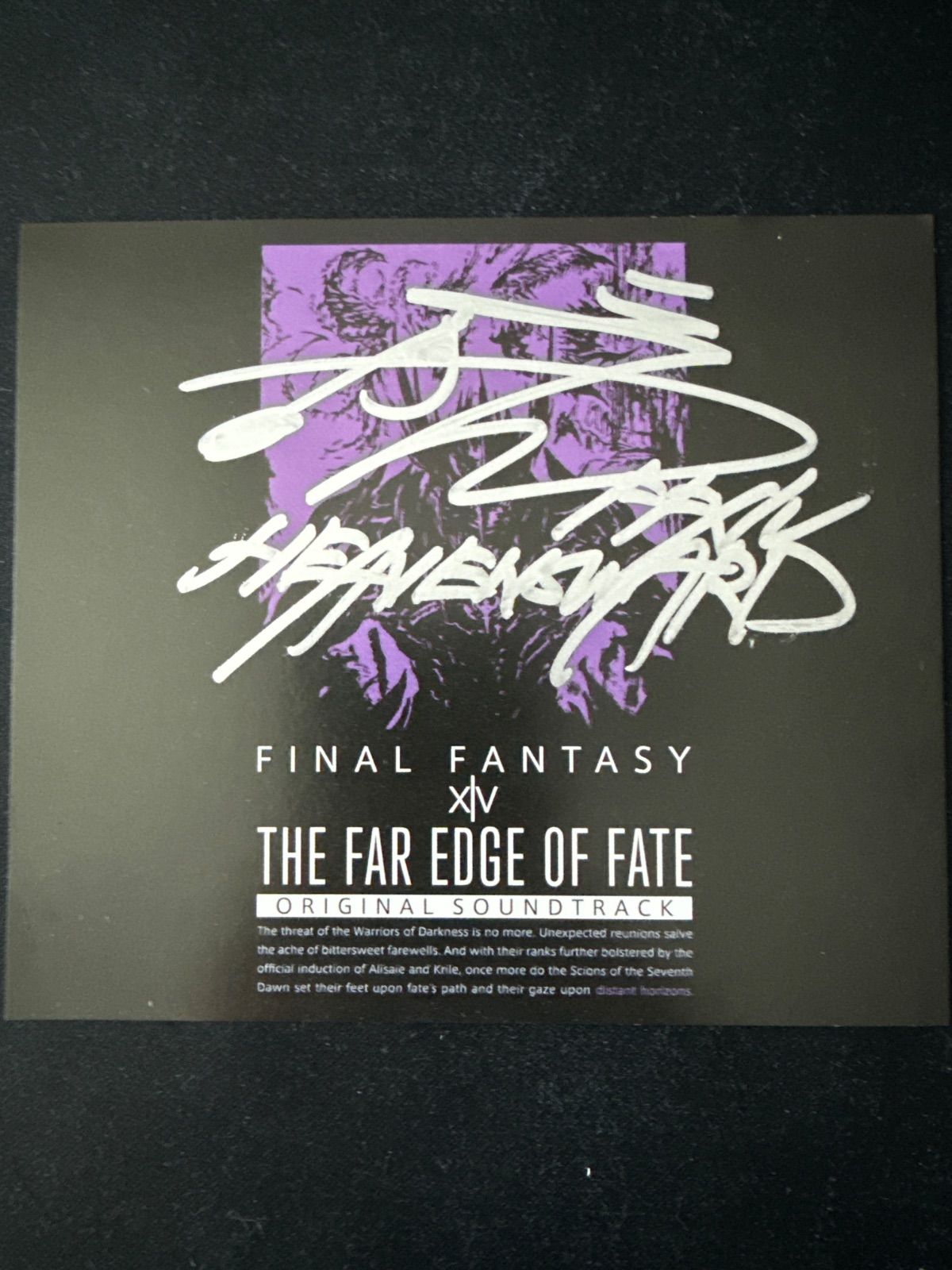 ファイナルファンタジー14 祖堅正慶 直筆サイン オリジナルサウンドトラック限定イラストカード