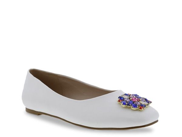 ベリーニ レディース シューズ パンプス Bellini Sybil Ballet Flat White ホワイト