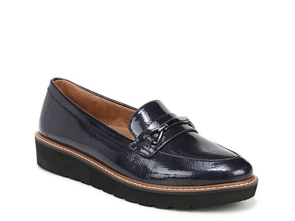 ナチュライザー レディース シューズ スリッポン・ローファー Naturalizer Elin Loafer Midnight Navy Patent ネイビー