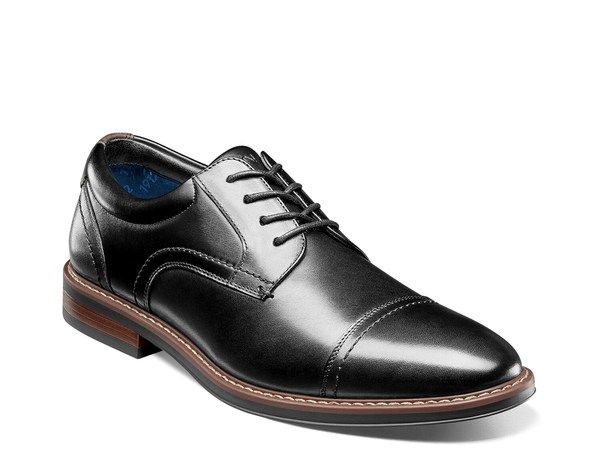 ノンブッシュ メンズ シューズ オックスフォード Nunn Bush Centro Flex Oxford Black ブラック