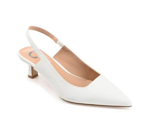 ジュルネ コレクション レディース シューズ パンプス Journee Collection Paulina Pump White ホワイト