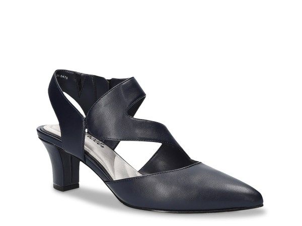 イージーストリート レディース シューズ サンダル Easy Street Venue Sandal Navy ネイビー