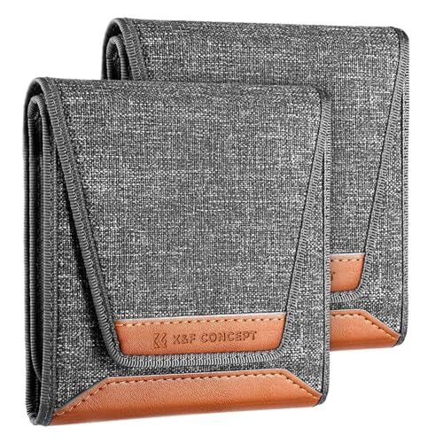 【新品】K&F Concept フィルターケース 3枚用 フィルター径82mm対応 円形 カメラ 一眼レフ フィルターレンズケース ポーチ 防水 防塵 折りたたみ 手入れ 保管 管理用品 2個セット 0c8b2cec
